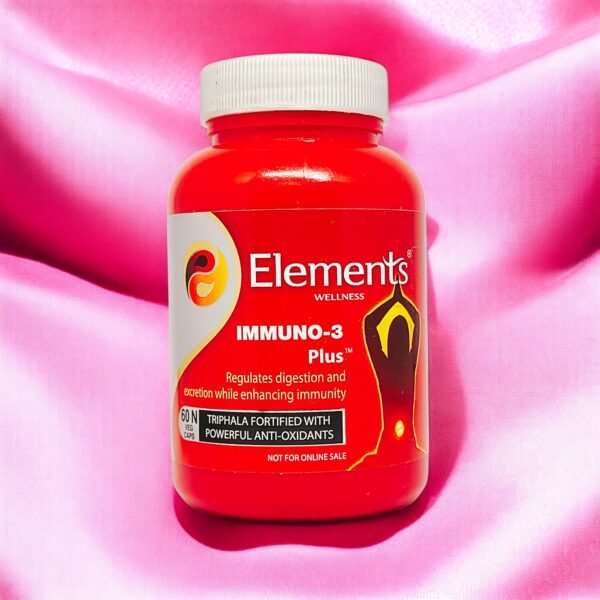 Elements Immuno-3 Plus 60 Capsules – Extra Potency & Antioxidant Support for Strong Immunity - Image 3
