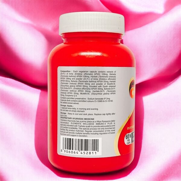 Elements Immuno-3 Plus 60 Capsules – Extra Potency & Antioxidant Support for Strong Immunity - Image 2