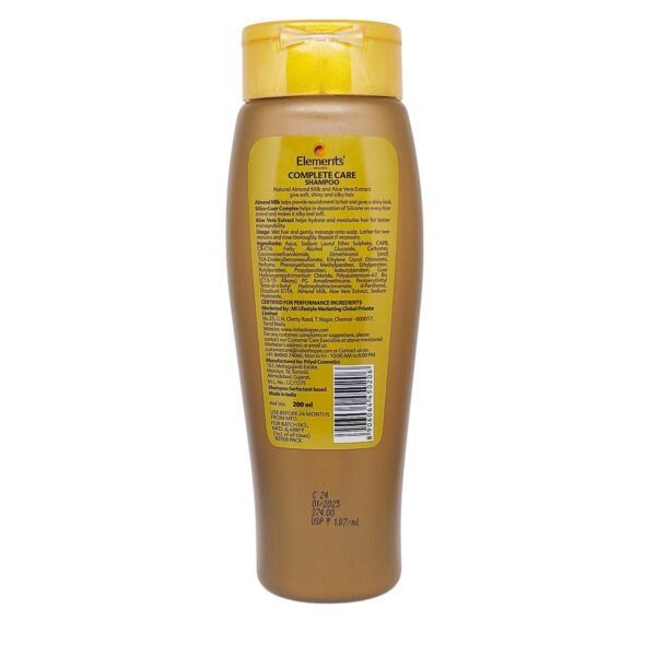 Elements Complete Care Shampoo 200ml – Nourishing & Strengthening Herbal Hair Cleanser - Image 2