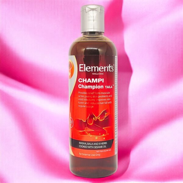Elements CHAMPI Champion Taila 200ml – Ayurvedic Herbal Oil for Strong & Healthy Hair - Image 2