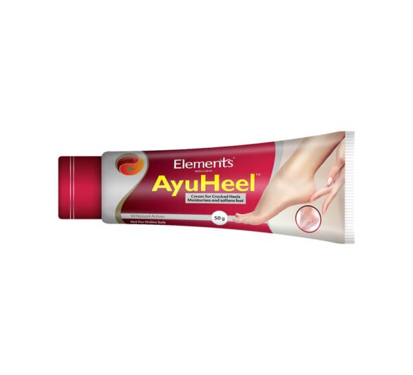 Elements AyuHeel 50g – Ayurvedic Foot Cream for Cracked Heels & Soft Skin