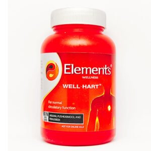 Elements Well Hart 60 Capsules – Ayurvedic Support for Heart Health & Circulation