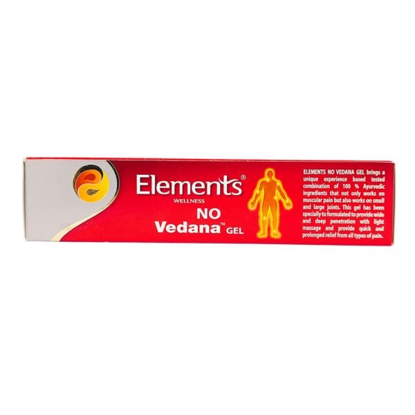 Elements No Vedana Gel 50g – Ayurvedic Pain Relief Gel for Joints & Muscles - Image 3
