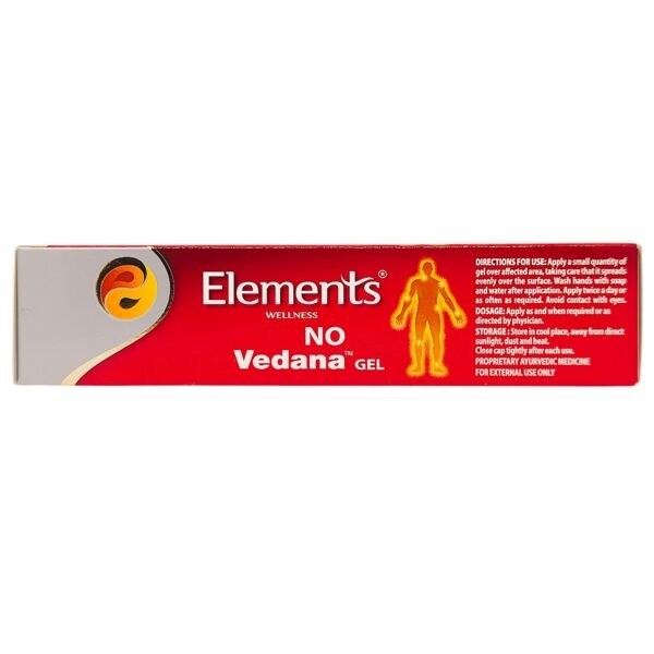 Elements No Vedana Gel 50g – Ayurvedic Pain Relief Gel for Joints & Muscles - Image 4