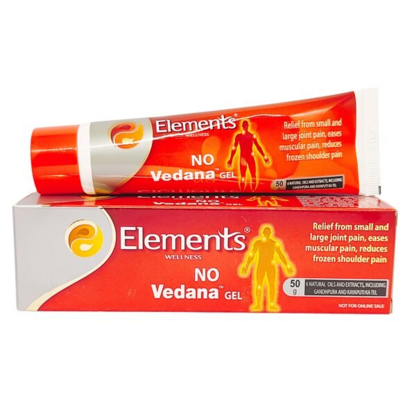 Elements No Vedana Gel 50g – Ayurvedic Pain Relief Gel for Joints & Muscles - Image 5