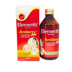 Elements Antilergy Liquid 200ml – Ayurvedic Formula for Skin Allergy Relief & Prevention
