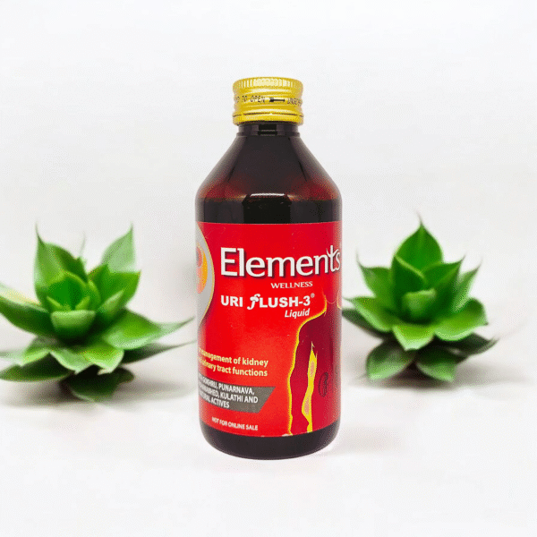 Elements Uri Flush-3 Liquid 200ml – Ayurvedic Support for Kidney Health & Uric Acid Balance - Image 3