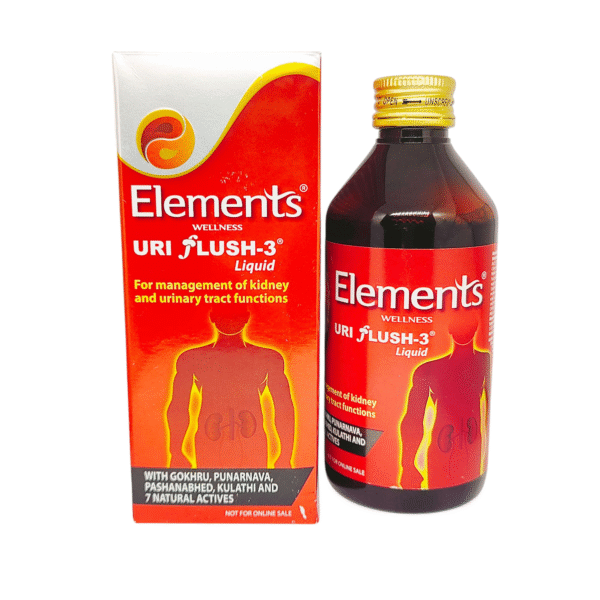 Elements Uri Flush-3 Liquid 200ml – Ayurvedic Support for Kidney Health & Uric Acid Balance - Image 4