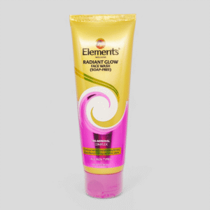 Elements Radiant Glow Face Wash 100g – Herbal Cleanser for Bright & Glowing Skin