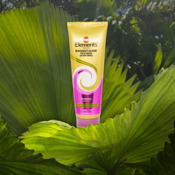 Elements Radiant Glow Face Wash 100g – Herbal Cleanser for Bright & Glowing Skin - Image 3