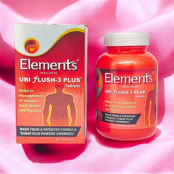 Elements Uri Flush-3 Plus 60 Tablets – Ayurvedic Support for Kidney Health & Uric Acid Balance - Image 5